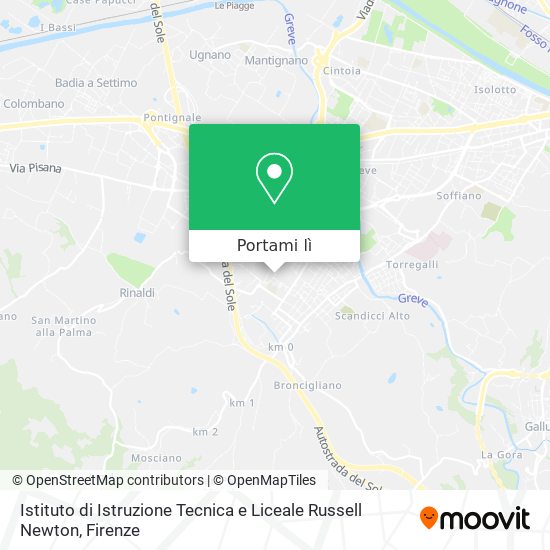 Mappa Istituto di Istruzione Tecnica e Liceale Russell Newton