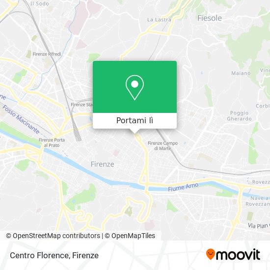 Mappa Centro Florence