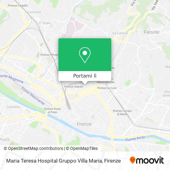 Mappa Maria Teresa Hospital Gruppo Villa Maria