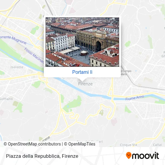 Mappa Piazza della Repubblica
