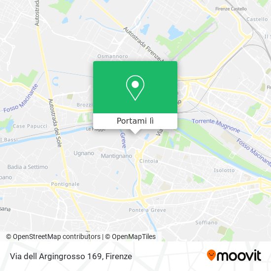 Mappa Via dell Argingrosso  169