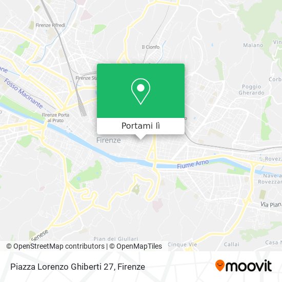 Mappa Piazza Lorenzo Ghiberti  27