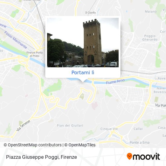 Mappa Piazza Giuseppe Poggi
