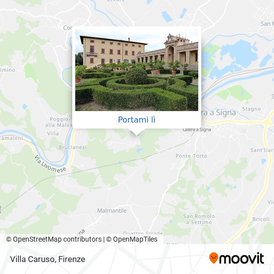 Mappa Villa Caruso