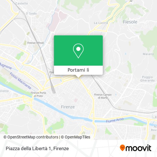 Mappa Piazza della Libertà  1