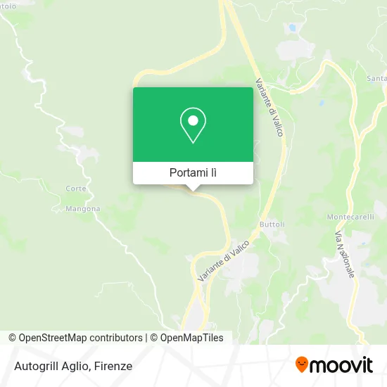 Mappa Autogrill Aglio