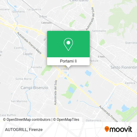 Mappa AUTOGRILL