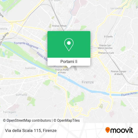 Mappa Via della Scala  115