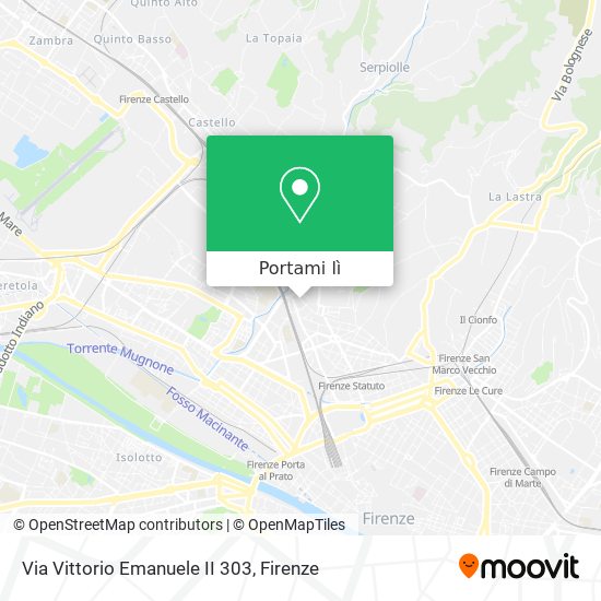 Mappa Via Vittorio Emanuele II  303
