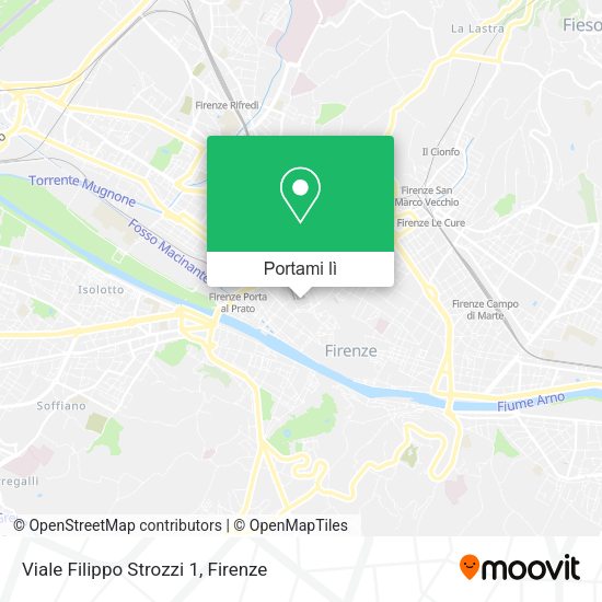 Mappa Viale Filippo Strozzi 1