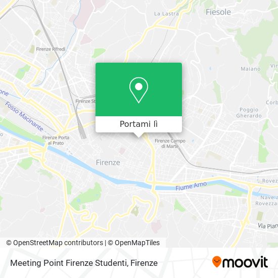 Mappa Meeting Point Firenze Studenti