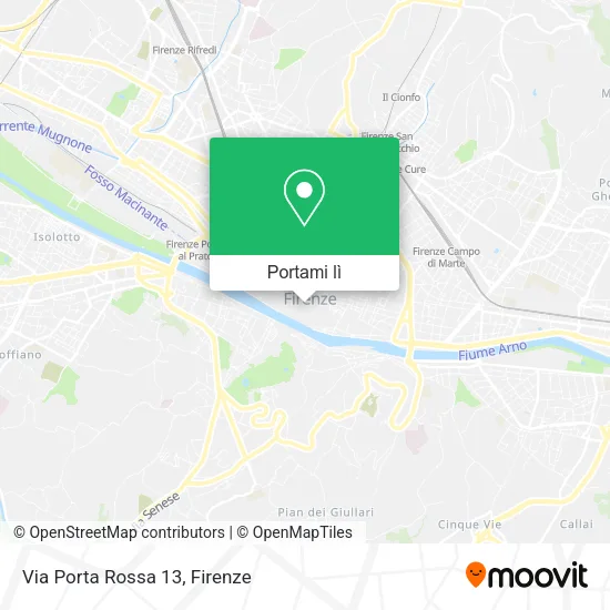 Mappa Via Porta Rossa  13