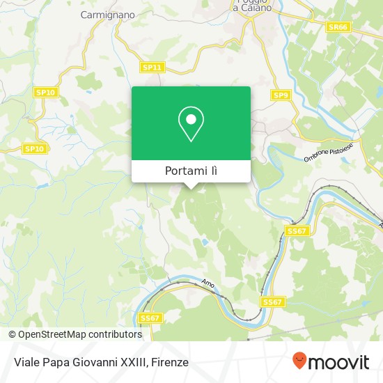 Mappa Viale Papa Giovanni XXIII