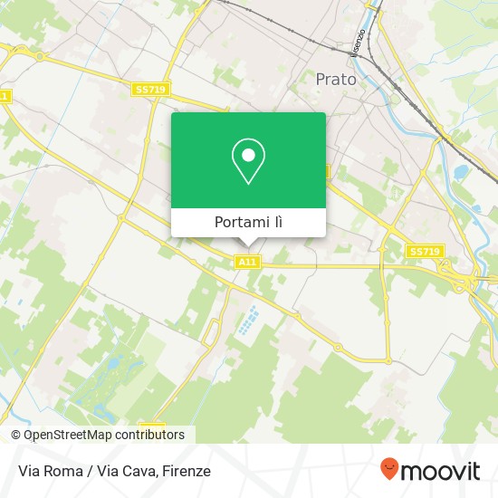 Mappa Via Roma / Via Cava