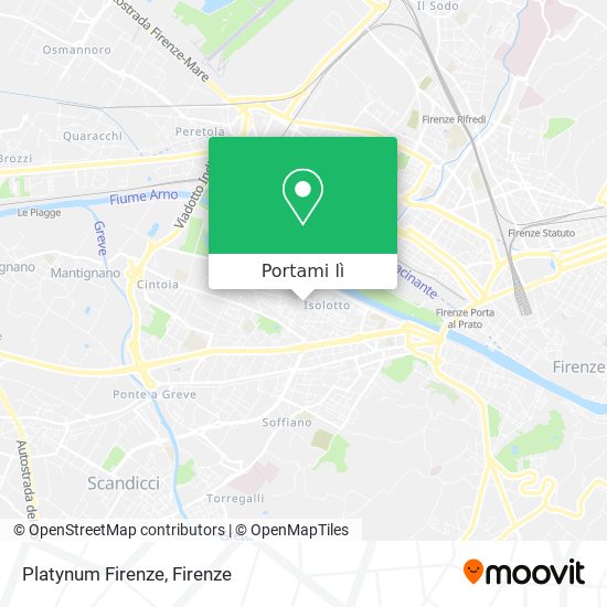 Mappa Platynum Firenze