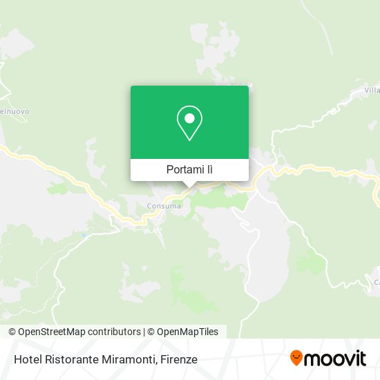 Mappa Hotel Ristorante Miramonti
