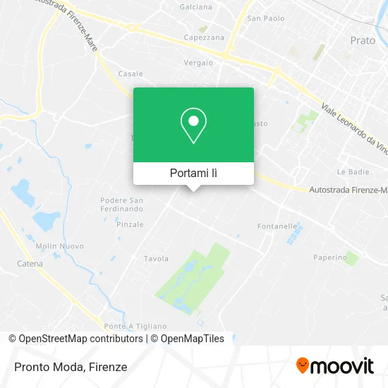 Mappa Pronto Moda