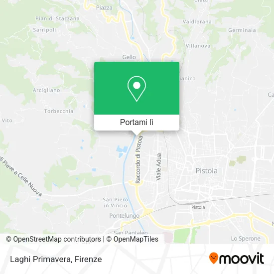 Mappa Laghi Primavera