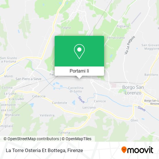 Mappa La Torre Osteria Et Bottega