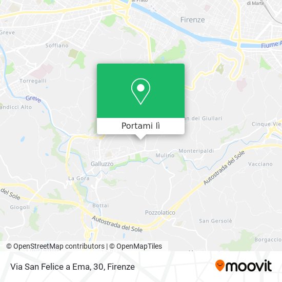 Mappa Via San Felice a Ema, 30