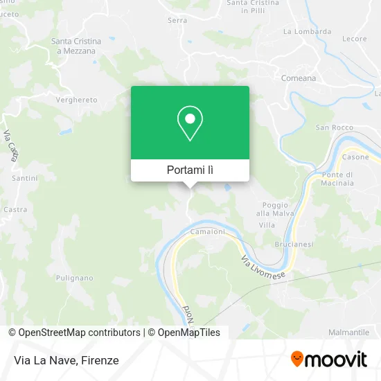 Mappa Via La Nave
