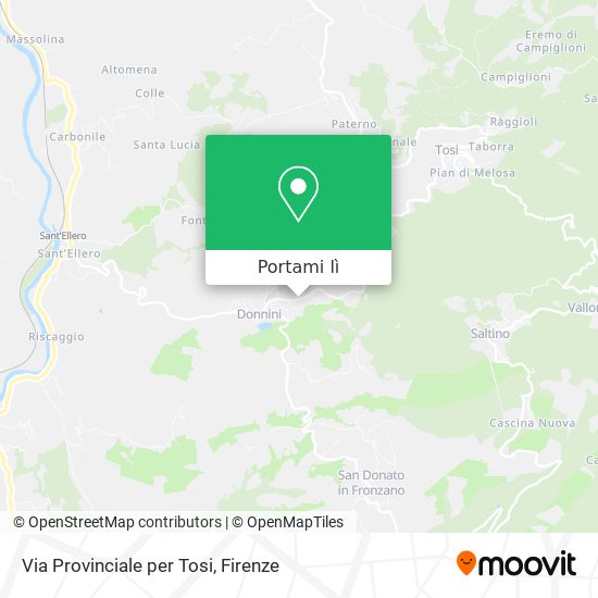 Mappa Via Provinciale per Tosi