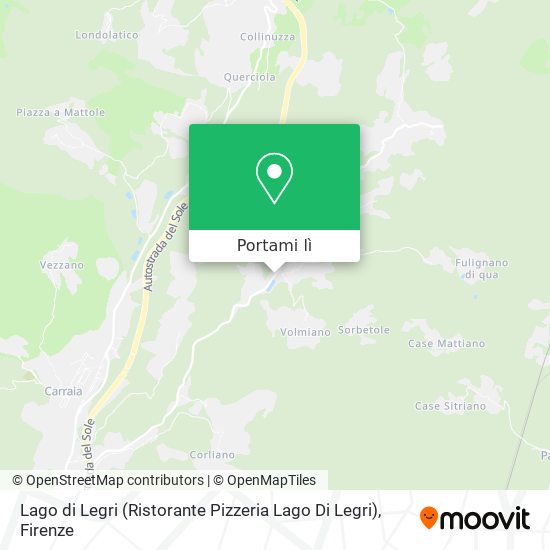Mappa Lago di Legri (Ristorante Pizzeria Lago Di Legri)