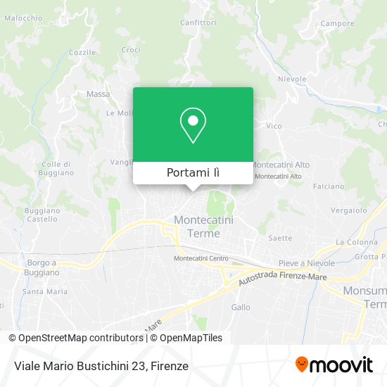 Mappa Viale Mario Bustichini 23