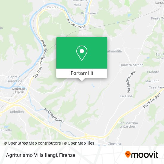 Mappa Agriturismo Villa Ilangi