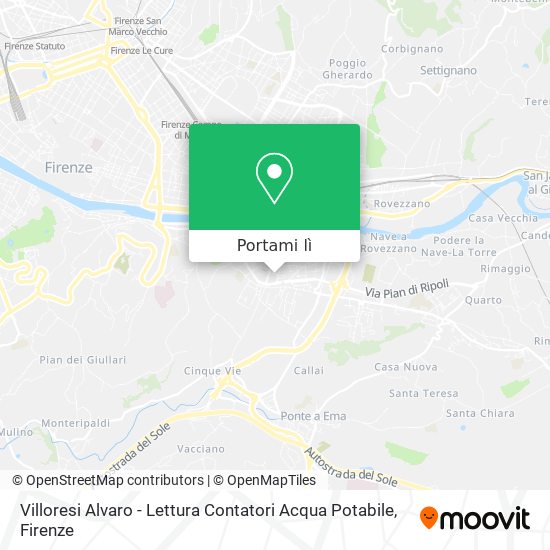 Mappa Villoresi Alvaro - Lettura Contatori Acqua Potabile