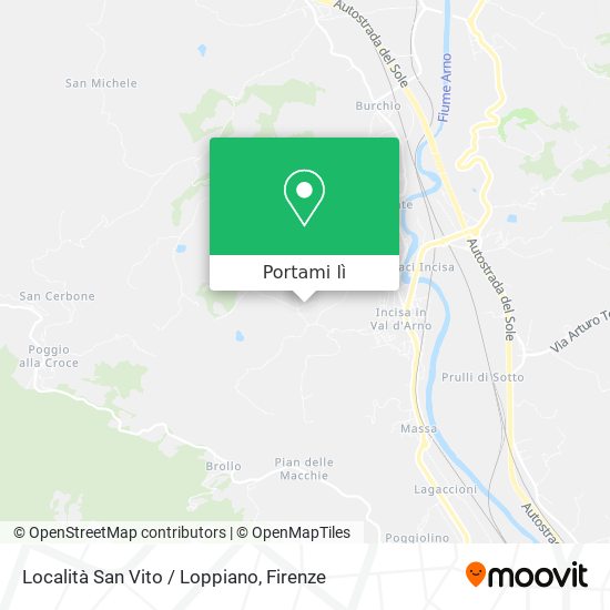 Mappa Località San Vito / Loppiano