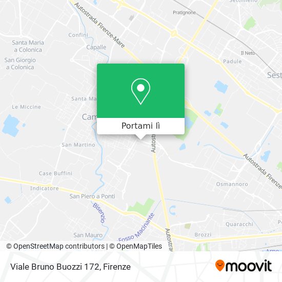 Mappa Viale Bruno Buozzi 172