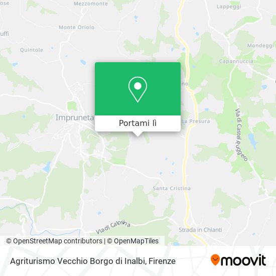 Mappa Agriturismo Vecchio Borgo di Inalbi