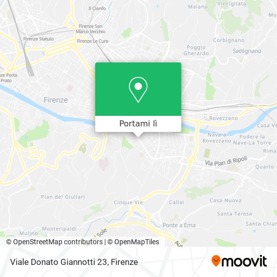 Mappa Viale Donato Giannotti  23