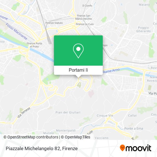 Mappa Piazzale Michelangelo  82