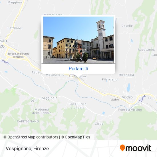 Mappa Vespignano