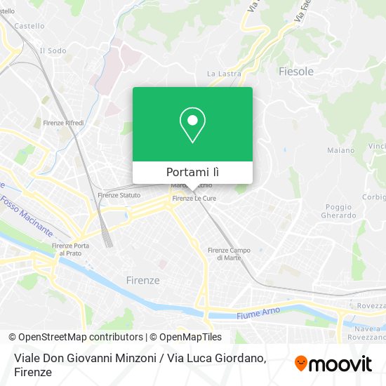 Mappa Viale Don Giovanni Minzoni / Via Luca Giordano