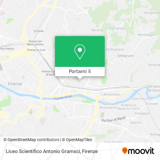 Mappa Liceo Scientifico Antonio Gramsci