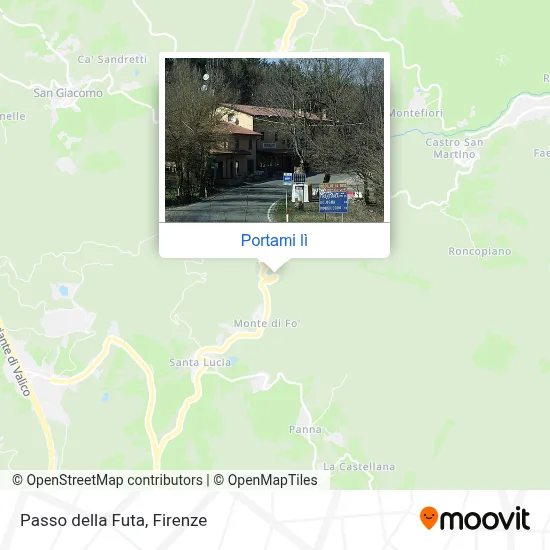 Mappa Passo della Futa