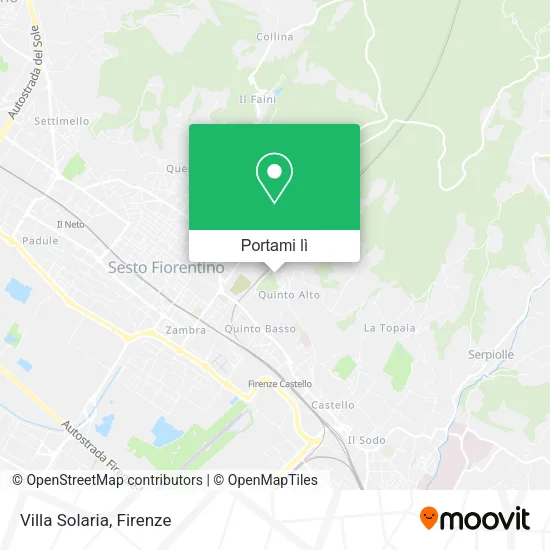 Mappa Villa Solaria