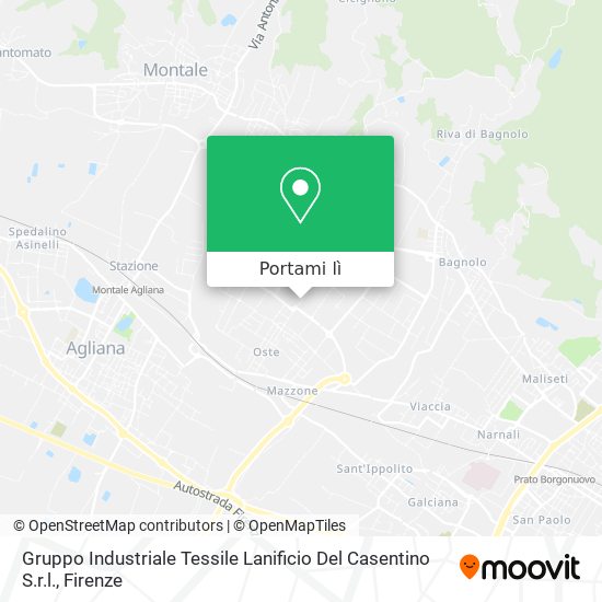 Mappa Gruppo Industriale Tessile Lanificio Del Casentino S.r.l.