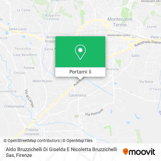 Mappa Aldo Bruzzichelli Di Giselda E Nicoletta Bruzzichelli Sas