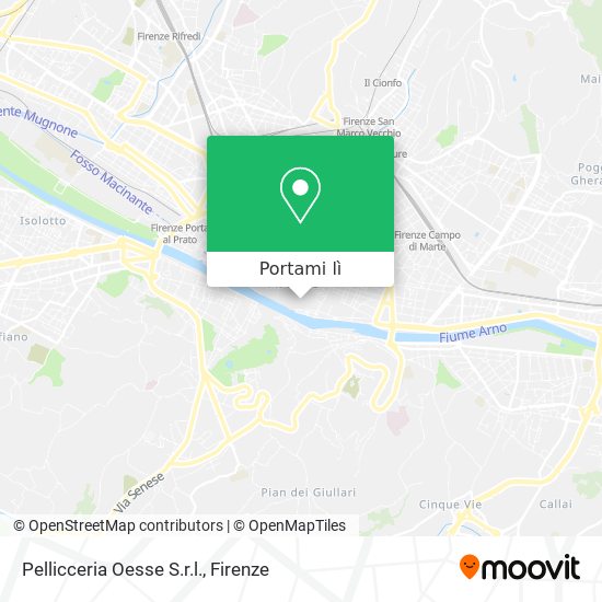 Mappa Pellicceria Oesse S.r.l.