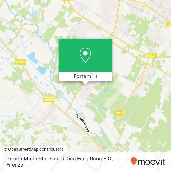 Mappa Pronto Moda Star Sas Di Ding Feng Rong E C.