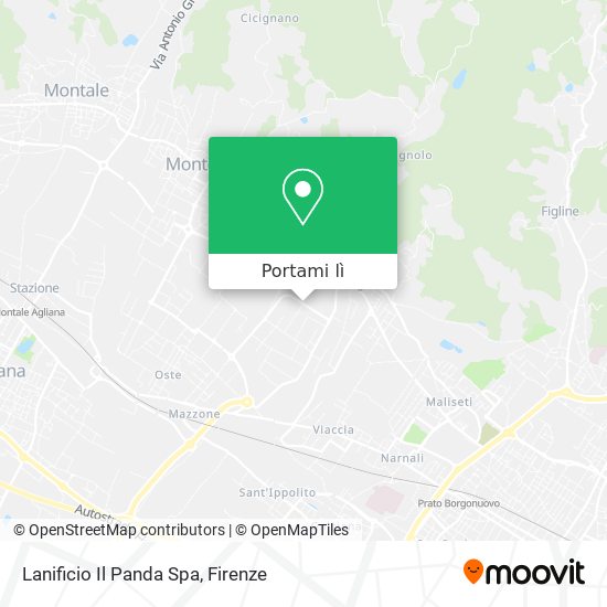 Mappa Lanificio Il Panda Spa