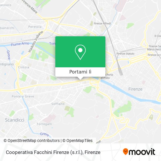 Mappa Cooperativa Facchini Firenze (s.r.l.)