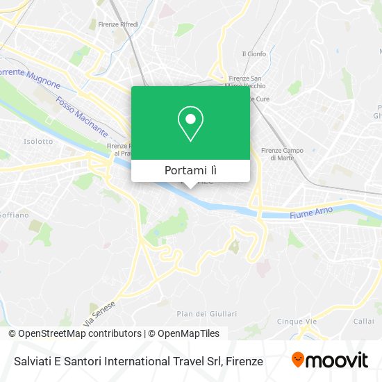 Mappa Salviati E Santori International Travel Srl