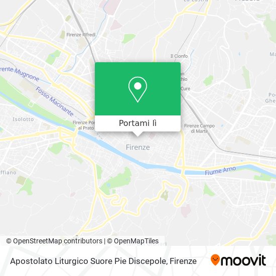 Mappa Apostolato Liturgico Suore Pie Discepole
