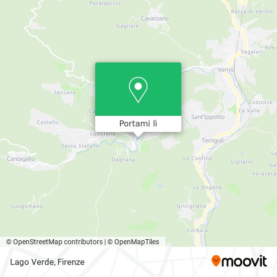 Mappa Lago Verde