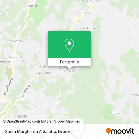 Mappa Santa Margherita A Saletta